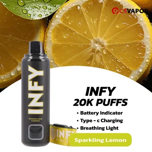 Infy 20K กลิ่น Sparkling Lemon เลมอนซ่า สดชื่น